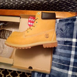 TIMBERLAND 6" PREMIUM WATERPROOF BOOTS BOY'S GRADE SCHOO